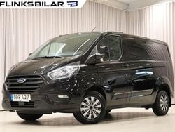 Svart (svart metallic) Begagnad 2018 Ford Transit Custom Van | 149 900 kr (Marknadspris)