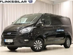 Svart (svart metallic) Begagnad 2018 Ford Transit Custom Van | 149 900 kr (Marknadspris)