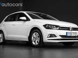 Vit Begagnad 2018 VW Polo Halvkombi | 198 000 kr (Dyr)