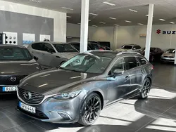 Grå Begagnad 2016 Mazda 6 Optimum Kombi | 99 900 kr (Superpris)