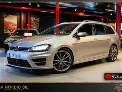 Silver Begagnad 2015 VW Golf VII R Kombi | 209 900 kr (Marknadspris)