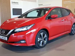 Röd Begagnad 2020 Nissan Leaf 360º Halvkombi | 124 800 kr (Superpris)