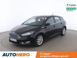 Svart Begagnad 2018 Ford Focus Titanium Halvkombi | 113 000 kr (Bra pris)