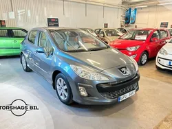 Grå Begagnad 2008 Peugeot 308 Halvkombi | 44 900 kr (Marknadspris)