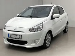 Vit Begagnad 2015 Mitsubishi Space Star | 74 000 kr