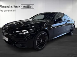 Svart (black) Begagnad 2025 Mercedes CLE300 Premium Sportkupé | 689 900 kr (Marknadspris)