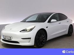 Vit Begagnad 2021 Tesla Model 3 Performance Sedan | 334 900 kr (Marknadspris)