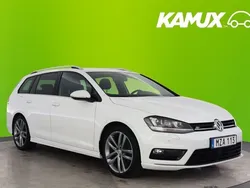 Vit Begagnad 2016 VW Golf VII R-line Kombi | 169 700 kr (Marknadspris)