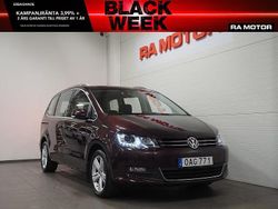 Mörkröd Begagnad 2016 VW Sharan Minibuss | 239 900 kr (Marknadspris)