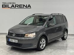 Grå Begagnad 2015 VW Touran Minibuss | 109 900 kr (Bra pris)