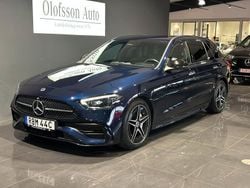 Mörkblå Begagnad 2022 Mercedes C220 AMG Kombi | 419 000 kr (Marknadspris)