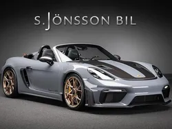 Grå (arctic grey) Ny 2024 Porsche 718 Spyder Cab | 2 195 000 kr