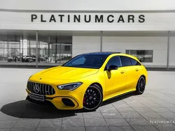 Gul Begagnad 2021 Mercedes CLA45 AMG Shooting Brake AMG Kombi | 569 000 kr