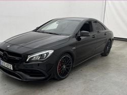 Svart Begagnad 2018 Mercedes CLA45 AMG AMG Sportkupé | 338 500 kr (Marknadspris)