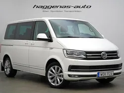 Vit Begagnad 2017 VW Multivan Highline Minibuss | 389 000 kr (Marknadspris)