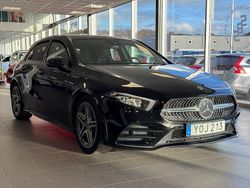 Svart Begagnad 2019 Mercedes A180 AMG Halvkombi | 224 900 kr (Marknadspris)