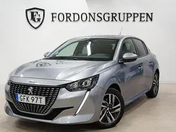 Grå Begagnad 2021 Peugeot 208 Halvkombi | 149 800 kr (Marknadspris)