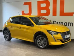 Gul Begagnad 2022 Peugeot e-208 Allure Halvkombi | 194 900 kr (Marknadspris)