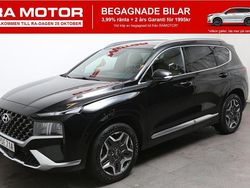 Svart (abyss black (pearl)) Begagnad 2022 Hyundai Santa Fe Advanced SUV | 399 800 kr (Bra pris)