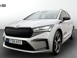 Silver Begagnad 2023 Skoda Enyaq iV SportLine SUV | 469 900 kr (Lite dyr)