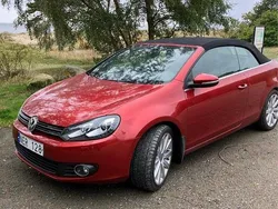 Röd Begagnad 2013 VW Golf Cabriolet Cab | 220 000 kr