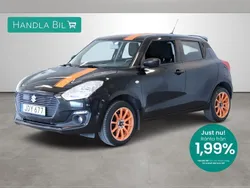 Svart Begagnad 2018 Suzuki Swift Halvkombi | 119 900 kr
