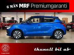 Blå (blå metallic) Begagnad 2017 Suzuki Swift Halvkombi | 129 500 kr