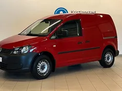 Röd Begagnad 2015 VW Caddy Minibuss | 74 900 kr