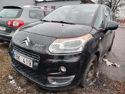 Svart Begagnad 2009 Citroën C3 Picasso Minibuss | 12 900 kr (Superpris)