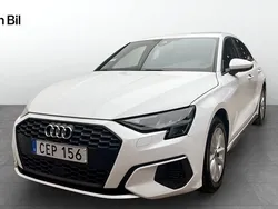 Vit Begagnad 2021 Audi A3 Sportback Proline Halvkombi | 249 000 kr (Marknadspris)
