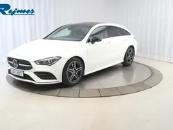 Vit Begagnad 2019 Mercedes CLA220 Shooting Brake AMG Kombi | 339 800 kr (Dyr)