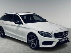 Vit Begagnad 2017 Mercedes C220 AMG line Kombi | 189 900 kr (Marknadspris)