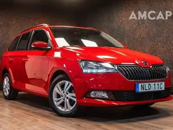 Röd Begagnad 2019 Skoda Fabia Style Kombi | 158 500 kr (Marknadspris)