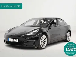 Svart Begagnad 2021 Tesla Model 3 Long Range AWD Sedan | 289 900 kr (Lite dyr)