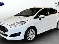 Vit (white) Begagnad 2017 Ford Fiesta Titanium Halvkombi | 89 900 kr (Marknadspris)