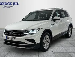 Vit Begagnad 2021 VW Tiguan Elegance SUV | 339 000 kr (Marknadspris)