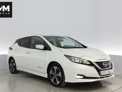 Vit Begagnad 2019 Nissan Leaf 360º Halvkombi | 138 900 kr (Marknadspris)