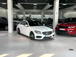 Vit Begagnad 2018 Mercedes C220 AMG line Sedan | 274 900 kr (Marknadspris)