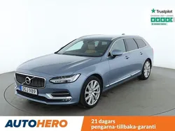 Ljusblå (blå) Begagnad 2016 Volvo V90 Inscription Kombi | 254 000 kr (Marknadspris)