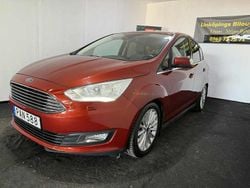 Röd Begagnad 2016 Ford C-MAX Titanium Minibuss | 85 000 kr (Marknadspris)