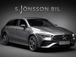 Mörkgrå (bergsgrå metallic) Begagnad 2024 Mercedes CLA250e Shooting Brake Advanced Plus Kombi | 409 000 kr (Lite dyr)
