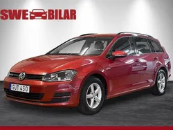 Röd Begagnad 2015 VW Golf VII Kombi | 129 900 kr (Marknadspris)