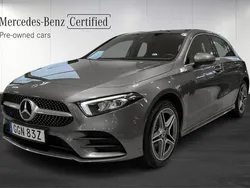 Grå Begagnad 2023 Mercedes A250 AMG Halvkombi | 389 900 kr