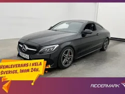 Svart Begagnad 2017 Mercedes C300 AMG Sportkupé | 319 800 kr (Bra pris)