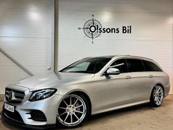 Silver Begagnad 2017 Mercedes E220 AMG Kombi | 299 900 kr (Lite dyr)
