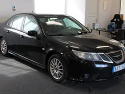 Svart Begagnad 2008 Saab 9-3 Linear Sedan | 44 900 kr (Marknadspris)