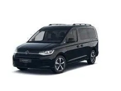Svart Ny 2025 VW Caddy Maxi Life Minibuss | 549 225 kr