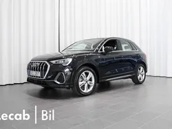 Svart (mytsvart metallic) Begagnad 2023 Audi Q3 S-Line SUV | 469 500 kr (Lite dyr)