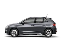 Grå (graphite grey metallic) Ny 2025 Skoda Fabia Selection Halvkombi | 269 300 kr (Marknadspris)