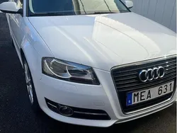 Vit Begagnad 2012 Audi A3 Sportback Halvkombi | 52 000 kr (Marknadspris)